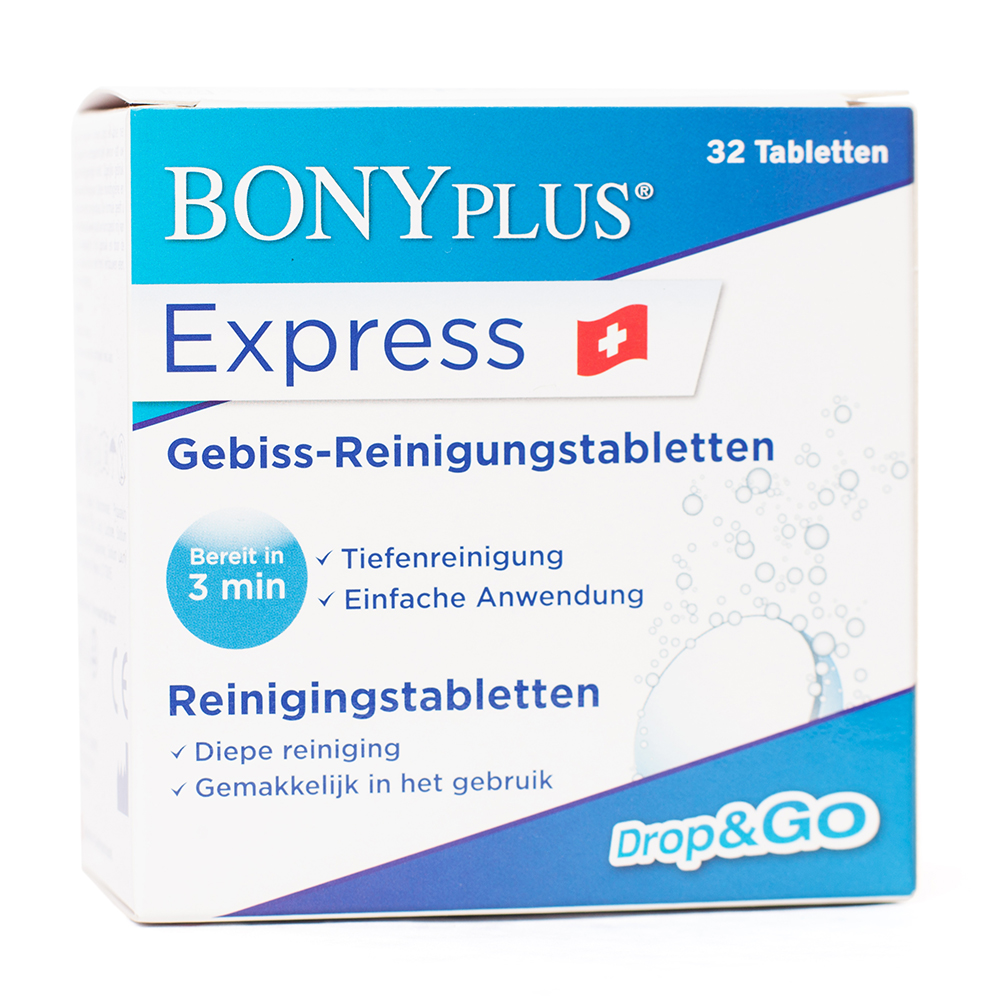 BONYplus Express 3er Pack – Schnarchschienen Reinigungstabletten, Protrusionsschiene reinigen, Schnarchstopper Reinigung, Mundstück reinigen