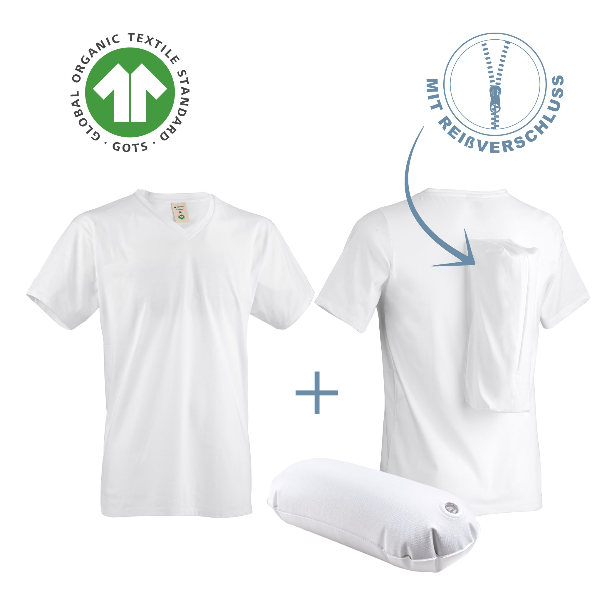 somnipax comfort shirt (with inflatable air cushion) + Replacement Shirt