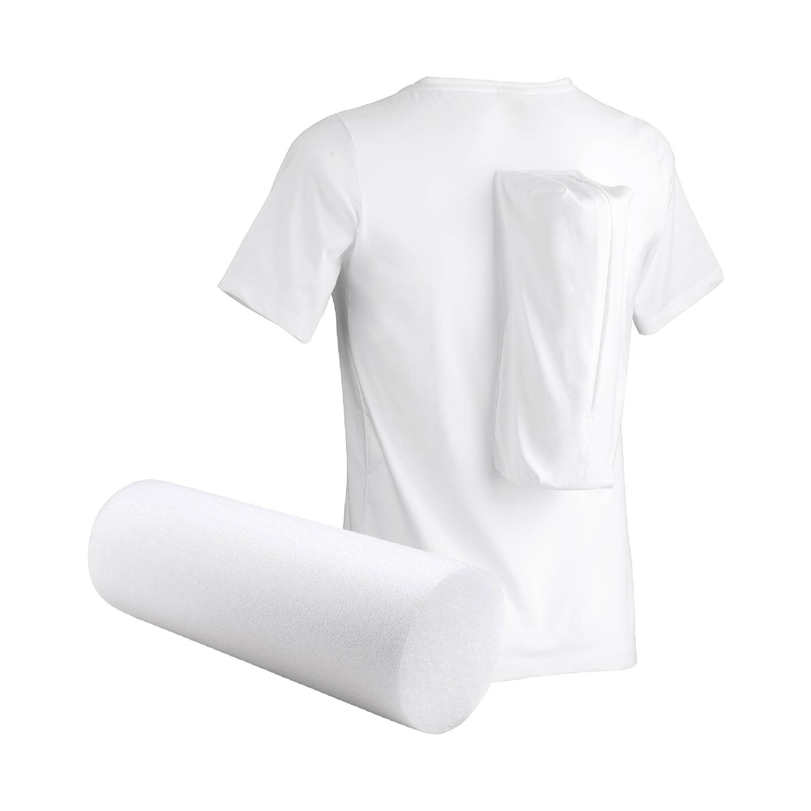 somnipax shirt Standard (with roll) – anti snoring t shirt, tennis ball t shirt snoring, sleep apnea shirt, somnishop, anti snore positional sleep aid