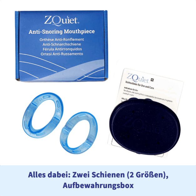 ZQuiet Komfort-Schnarchschiene Vorderansicht 10