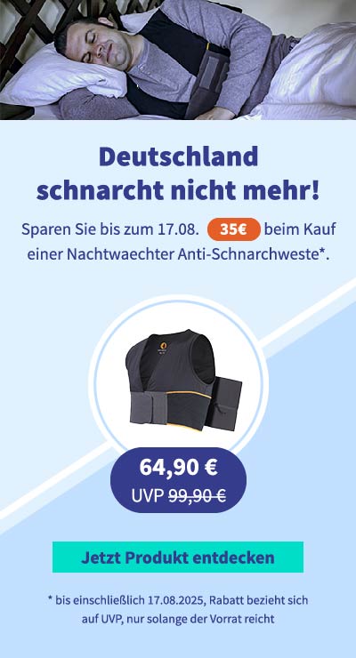 Rabatt beim Kauf Nachtwaechter Anti-Schnarchweste 05