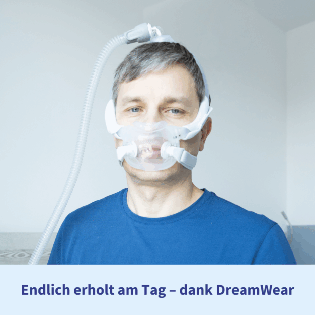 Philips DreamWear Full Face Maske Frontansicht