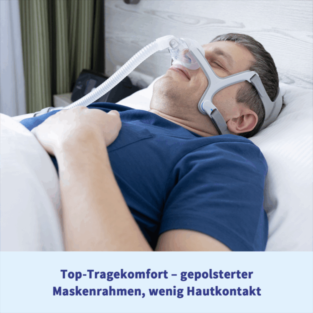 ResMed AirFit N20 CPAP Nasenmaske Frontansicht