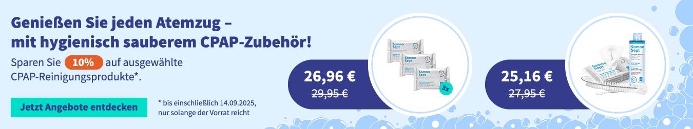 Aktionskampagne auf ausgewählte CPAP-Reinigungsprodukte 01