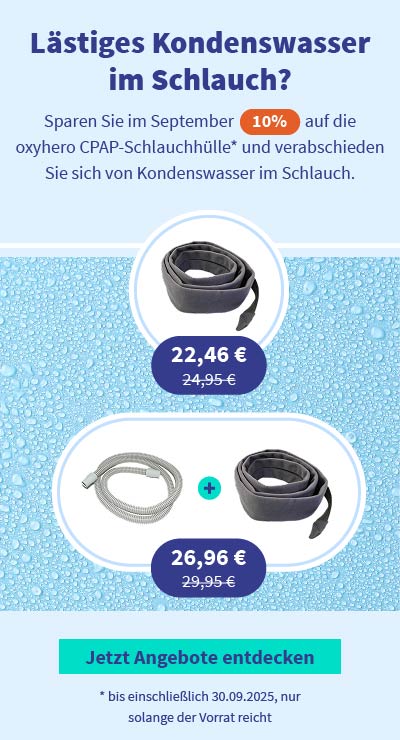 Aktionskampagne auf die oxyhero CPAP-Schlauchhülle 05