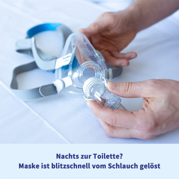 ResMed AirFit F20 CPAP Full Face Maske Rueckseite