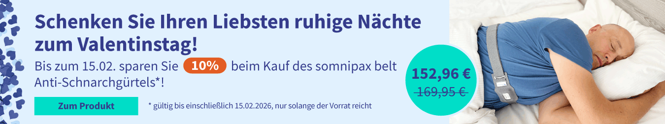 Rabatt beim Kauf des somnipax belt Anti-Schnarchgürtels 01