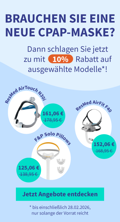 Rabatt auf ausgewählte Modelle CPAP-Maske 05