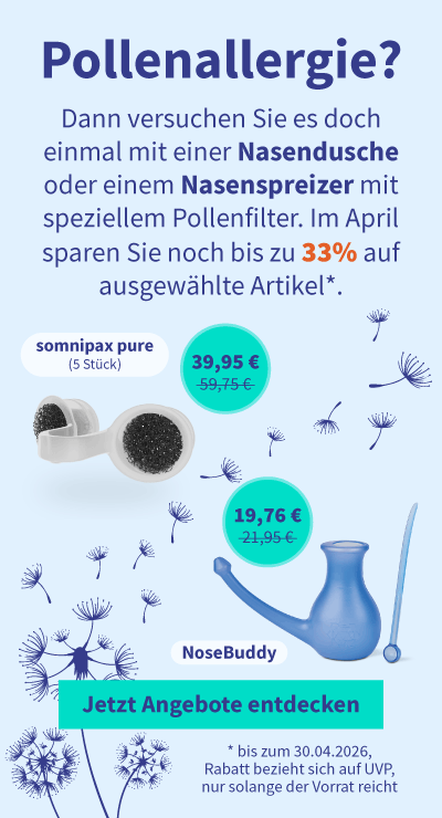 Rabatt auf Nasendusche oder einem Nasenspreizer 05