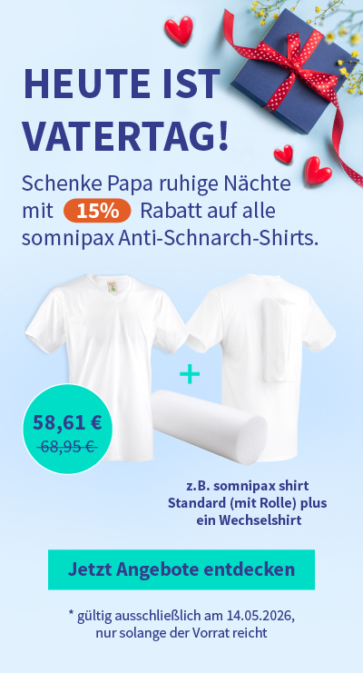 Rabatt auf alle somnipax Anti-Schnarch-Shirts 05