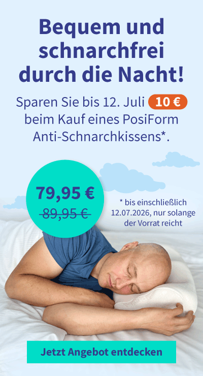 Rabatt auf PosiForm Anti-Schnarchkissen 05