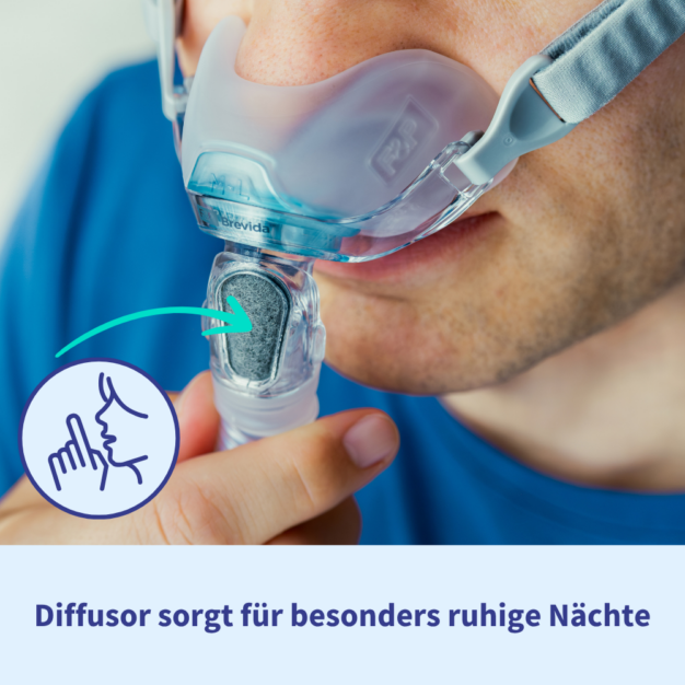 Fisher & Paykel Brevida Nasalkissenmaske Nahaufnahme Nasenkissen