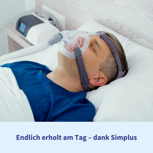 Fisher & Paykel Simplus CPAP-Full-Face-Maske Frontansicht