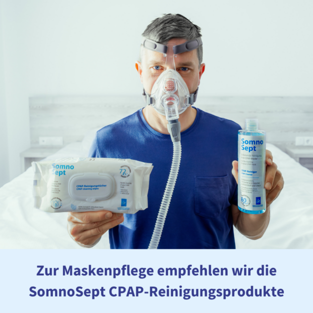 Fisher & Paykel Simplus CPAP-Full-Face-Maske Frontansicht