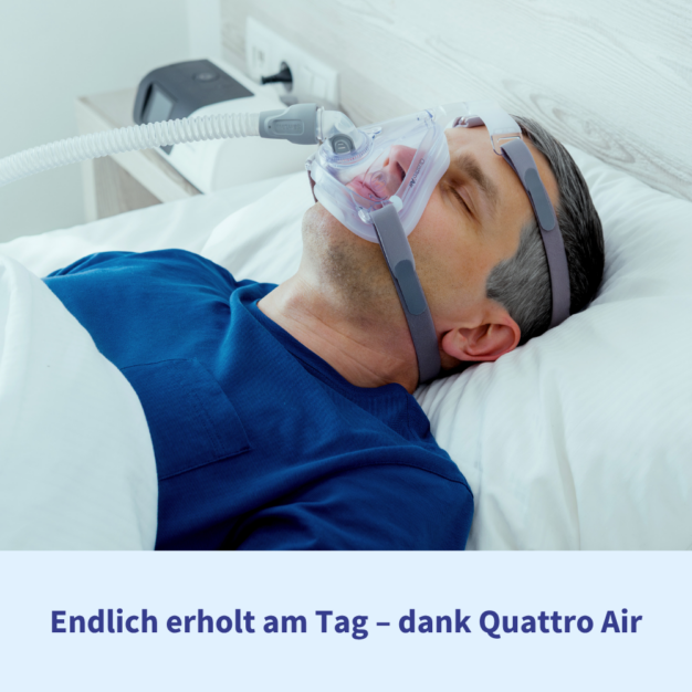 ResMed Quattro Air CPAP Full Face Maske Frontansicht