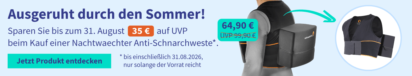 Rabatt auf die Nachtwaechter Anti-Schnarchweste 01