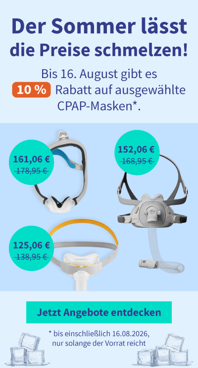 Rabatt auf ausgewählte CPAP-Masken 05