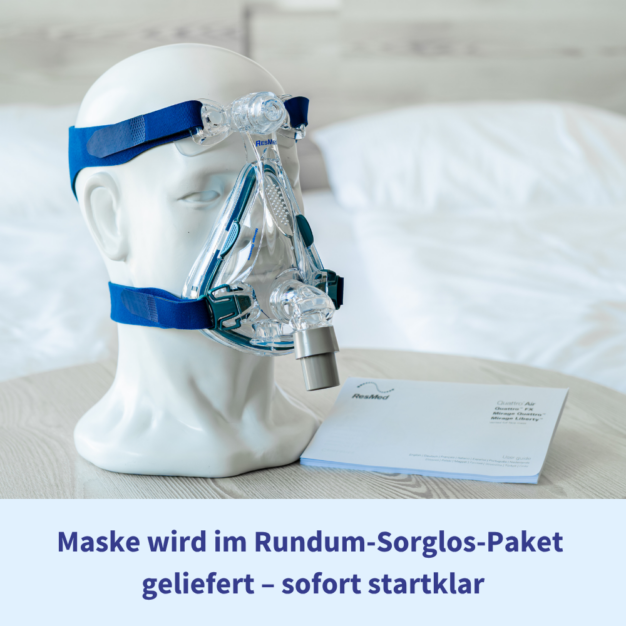 Resmed Mirage Quattro Full Face Maske Lieferumfang
