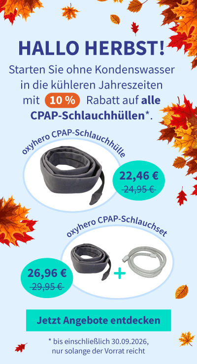 Rabatt auf alle CPAP-Schlauchhüllen 05