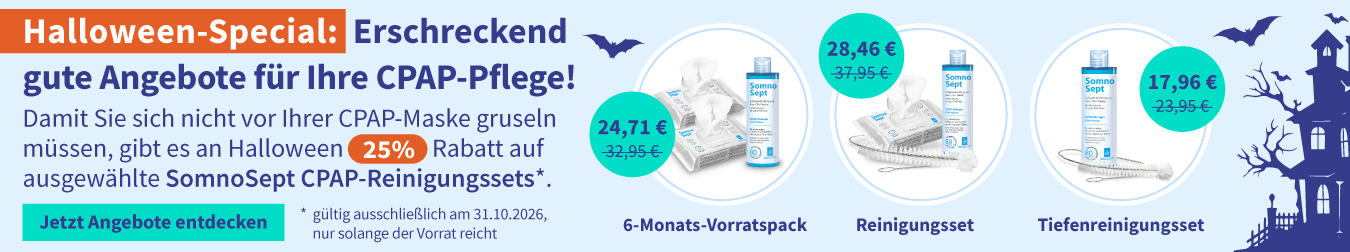 Rabatt auf ausgewählte SomnoSept CPAP-Reinigungssets 01