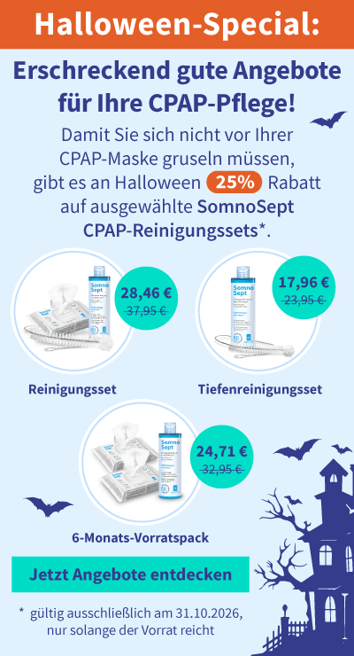 Rabatt auf ausgewählte SomnoSept CPAP-Reinigungssets 05