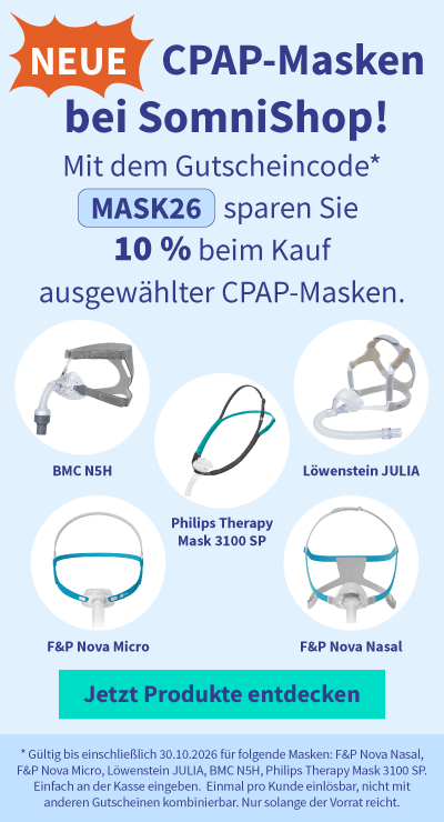 Rabatt auf ausgewählte CPAP-Masken 05